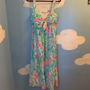 Lily Pulitzer floral maxi dress